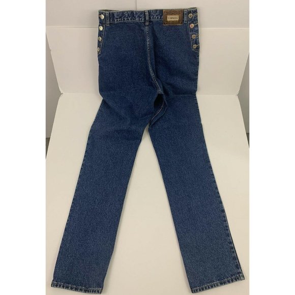 Vintage Lawman Women 15/16 Denim Western Jeans - Picture 5 of 10